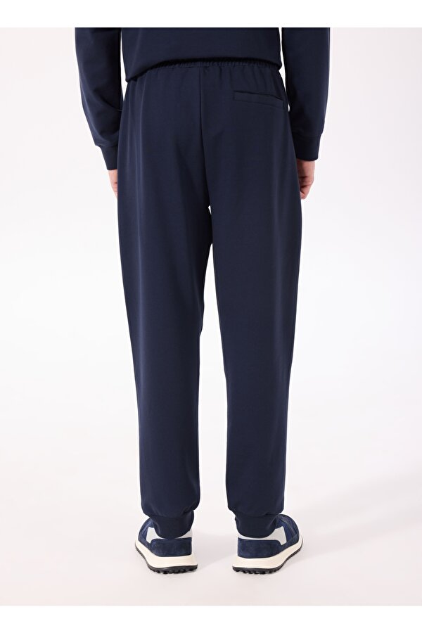 Jeep Lastikli Bel Basic Lacivert Erkek Eşofman Altı J5SM-EA7300