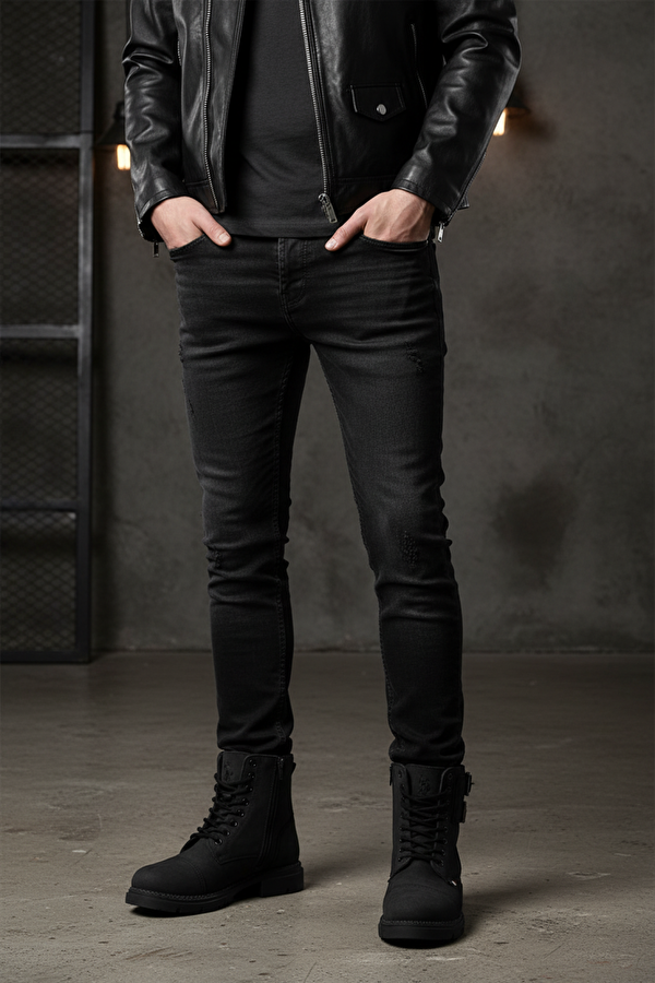 PETROS 4PR Siyah Erkek Postal - Görsel 3