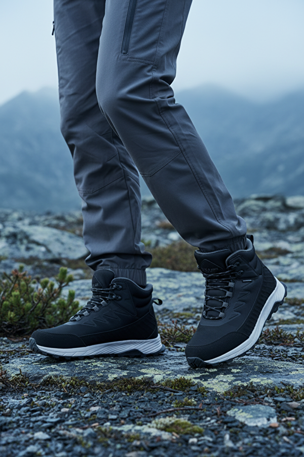 SION 4PR Siyah Erkek Biker Bot - Görsel 3