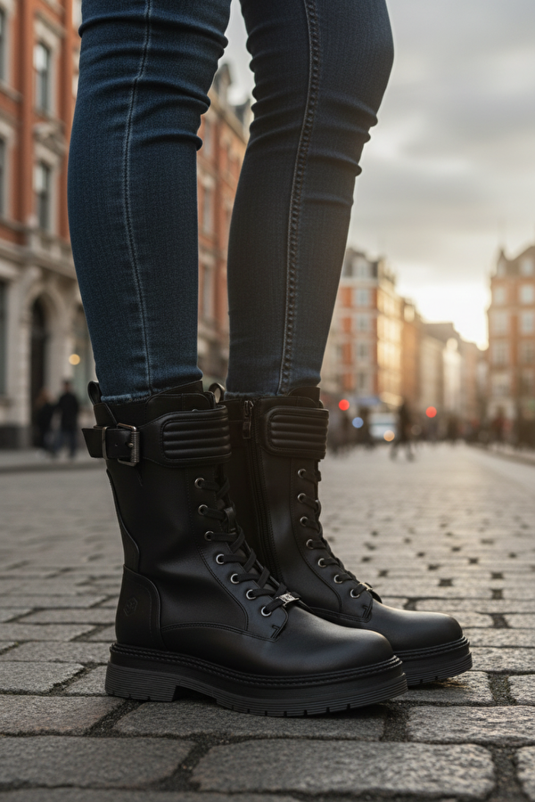 SIENNA 5PR Siyah Kadın Postal - Görsel 3