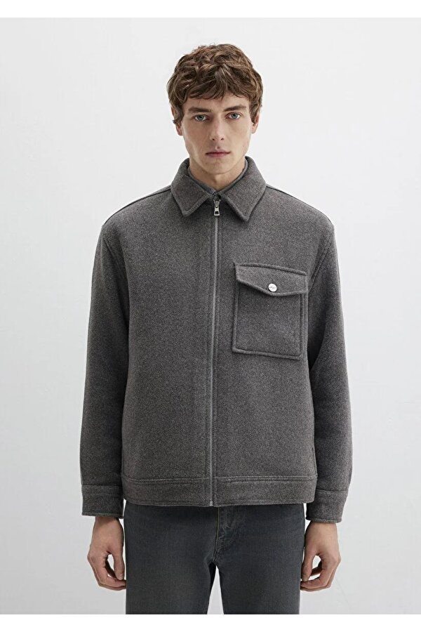 Mavi Erkek Fermuarlı Gömlek M0211804-80024