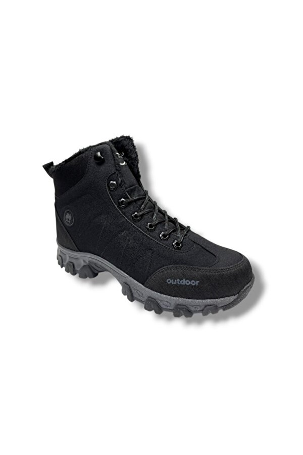 Jagulep 4057-26 Anatomik İçi Kürklü Outdoor Erkek Bot Siyah Füme