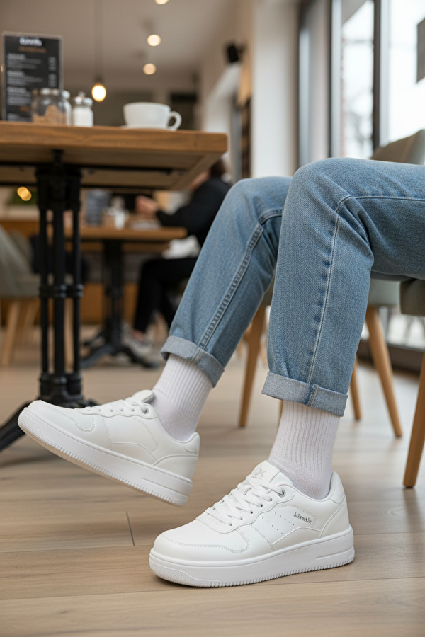 TYRA PU W 5PR Beyaz Kadın Sneaker - Görsel 3