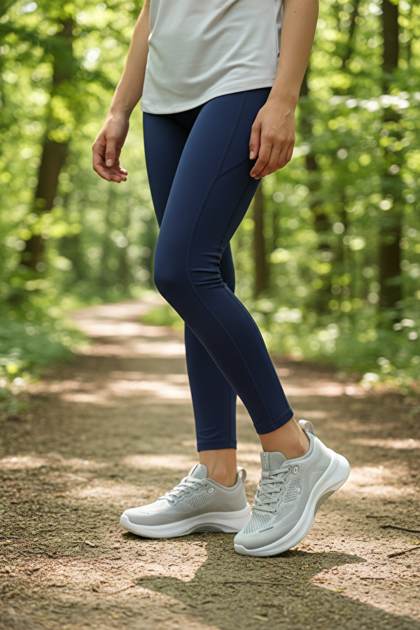 CERI 5PR Gri Kadın Comfort Ayakkabı - Görsel 3