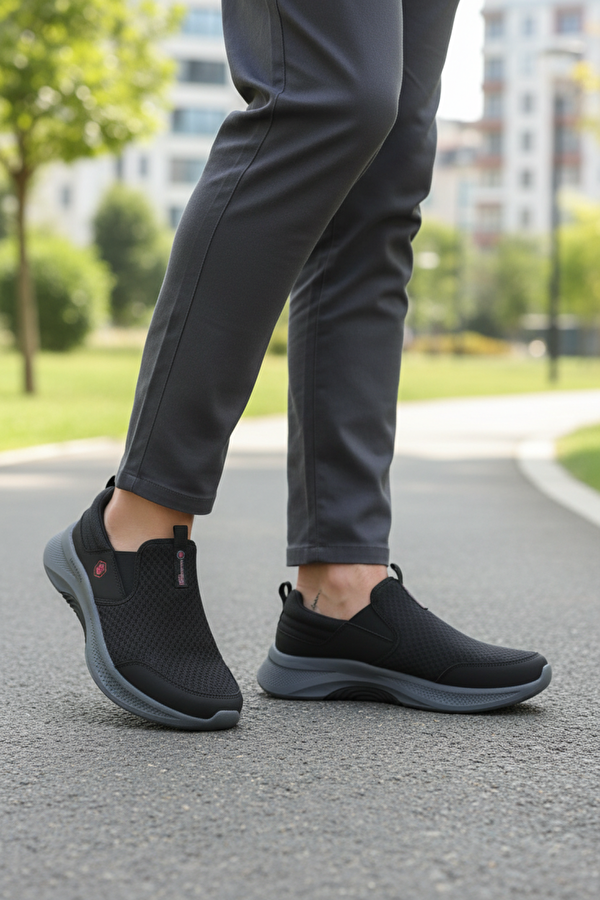 COMPER 5FX Siyah Erkek Comfort Ayakkabı - Görsel 3