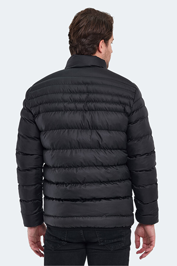 Slazenger HORIZON I Erkek Şişme Siyah Mont & Kaban