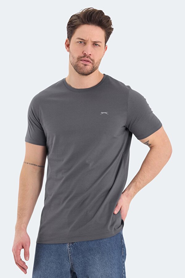 Slazenger ROSALVA Erkek  Koyu Gri Tişört