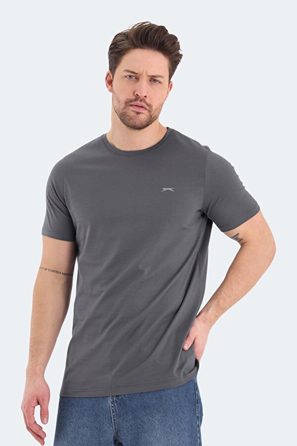 Slazenger ROSALVA Erkek  Koyu Gri Tişört