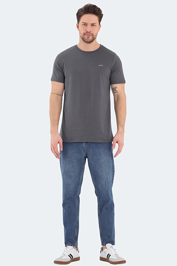 Slazenger ROSALVA Erkek  Koyu Gri Tişört