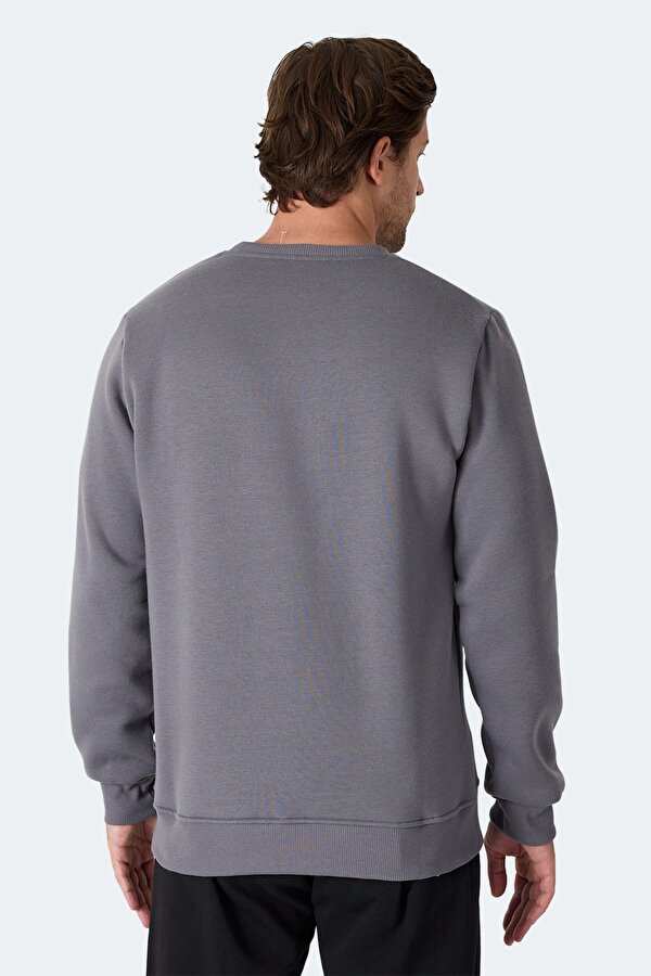 Slazenger MEGAR I Erkek  Gri Sweatshırt