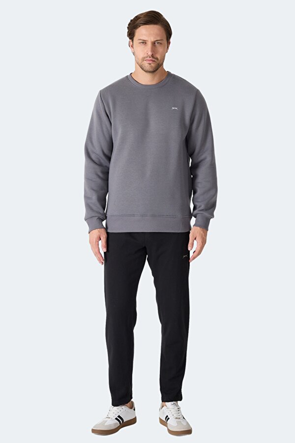 Slazenger MEGAR I Erkek  Gri Sweatshırt