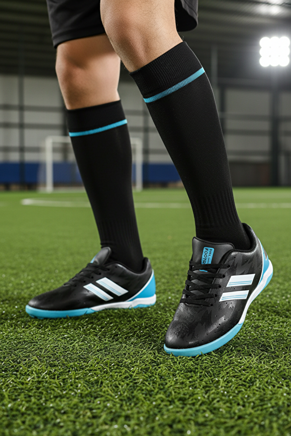 Kinetix SIMON TF 5PR Siyah Unisex Halı Saha Ayakkabısı