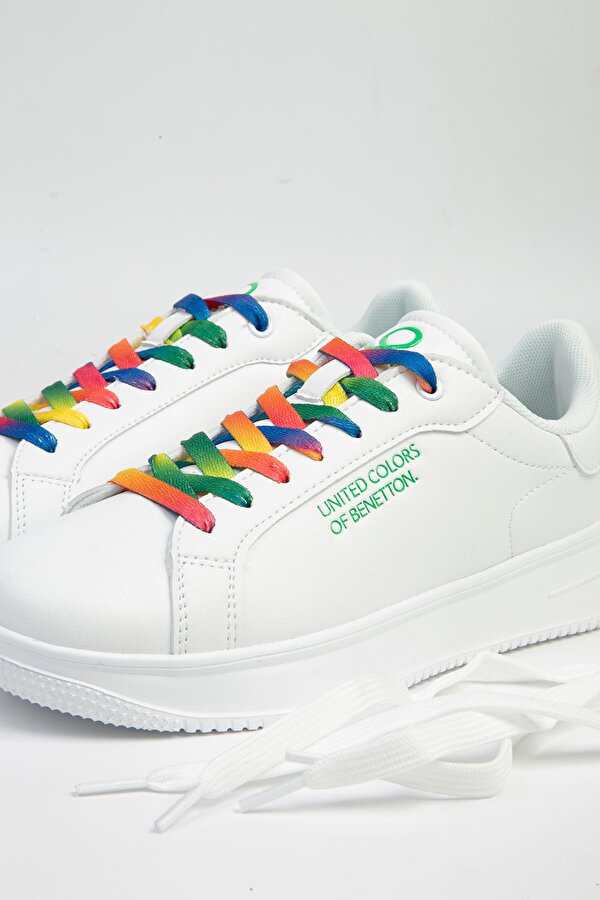 Benetton ® | BNI-10061 4205 Beyaz-İTHAL Kadın Spor Ayakkabı