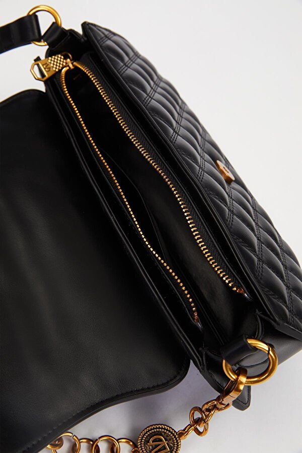 Levidor 930290 Kadın Yelpaze Kilit Detaylı El & Omuz Çantası