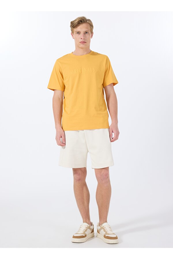 Jack & Jones Turuncu Erkek Normal T-Shirt 12262494_JORFREDERIKSBERG TEE SS CR