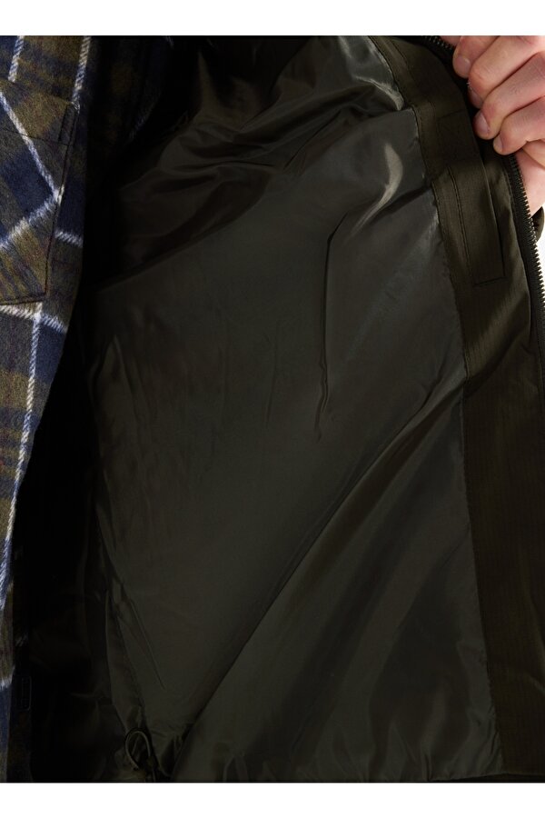 Jack & Jones Bordo Erkek Mont 12283517_JJGLOBAL PUFFER JACKET