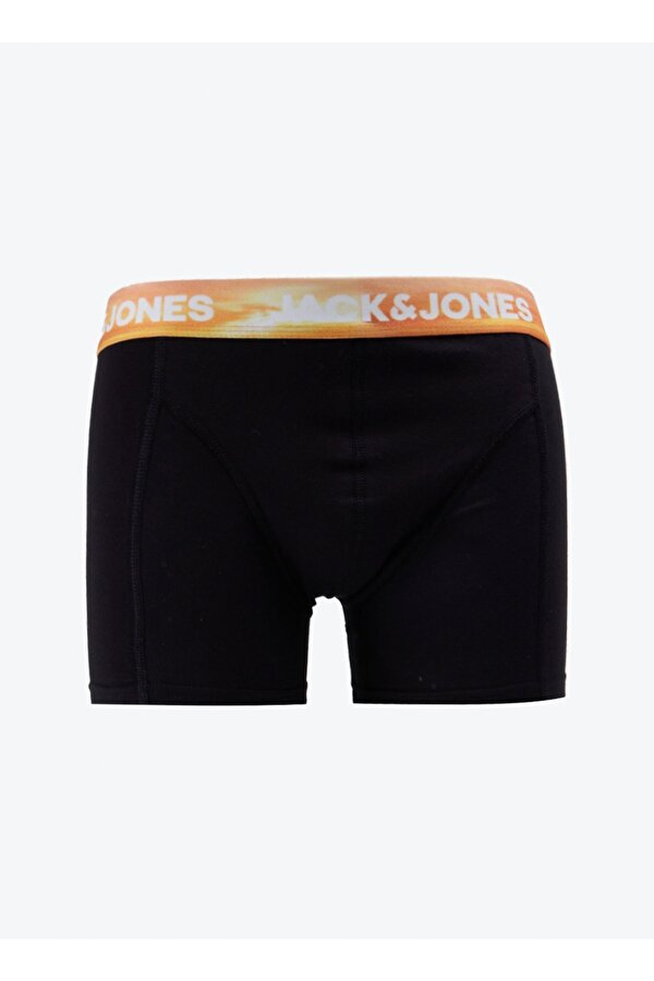 Jack & Jones Koyu Siyah Erkek Boxer JACLUCA SOLID TRUNK SN TRY