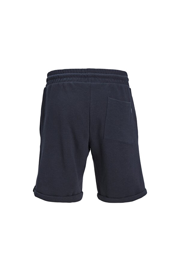 Jack & Jones Comfort Fit Lacivert Erkek Sweat Şort JPSTSMART SWEAT SHORTS AM