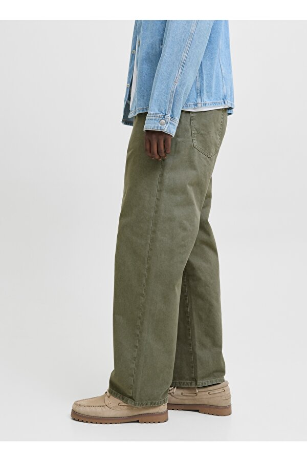 Jack & Jones Normal Bel Baggy Yeşil Erkek Denim Pantolon 12270838_JPSTALEX JJORIGINAL 017 ST
