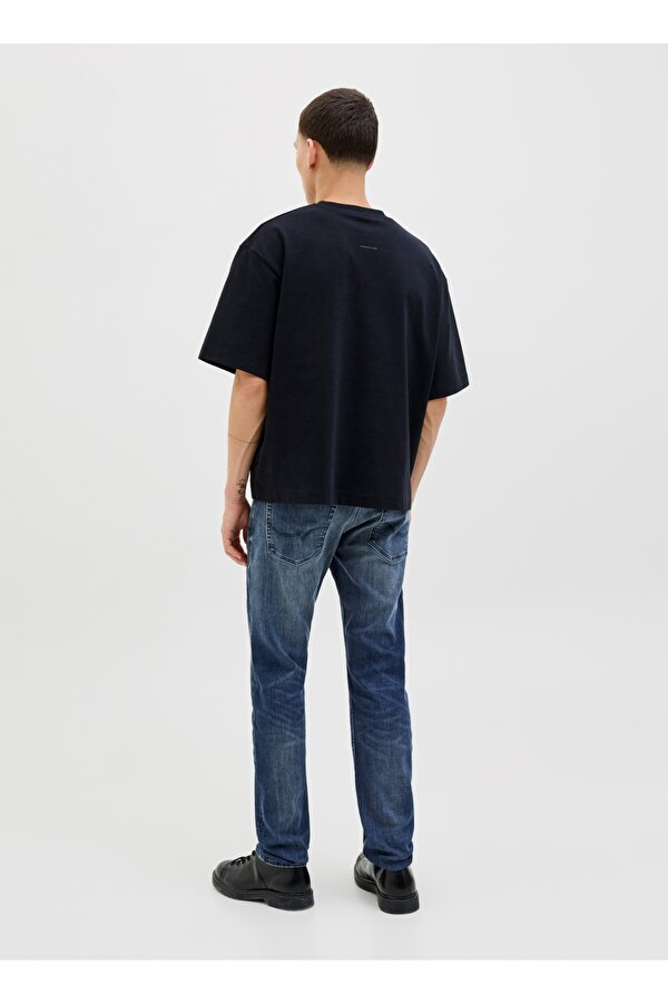 Jack & Jones Düşük Bel Slim Fit Mavi Erkek Denim Pantolon 12278144_JJIGLENN JJORIGINAL CB 820