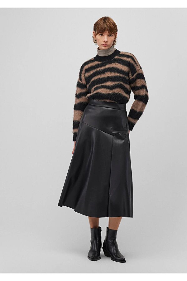 Mavi Kadın Deri Etek M1310606-900