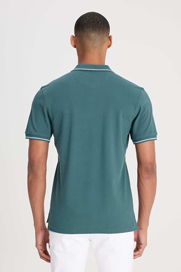 Lee Erkek L61ARL Kısa Kollu Polo T-shirt / Evergreen Standart