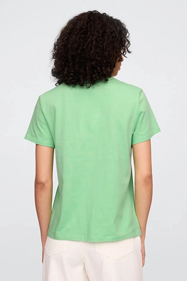 GAP V-SS Fav Crew Solid Kadın Tişört