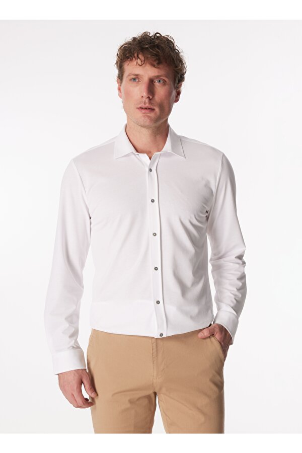 Fabrika Lacivert Erkek Basic Gömlek F4SM-GML 0704