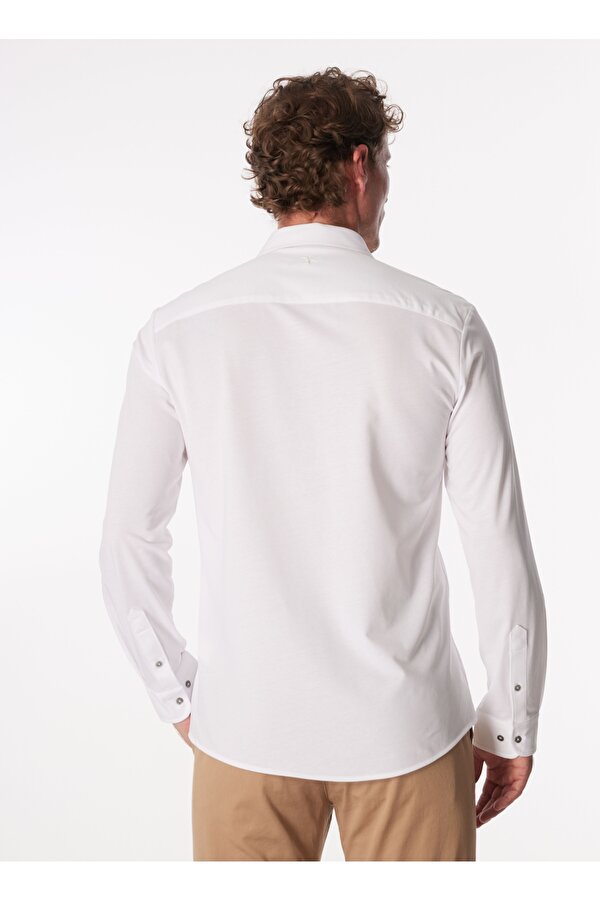 Fabrika Lacivert Erkek Basic Gömlek F4SM-GML 0704