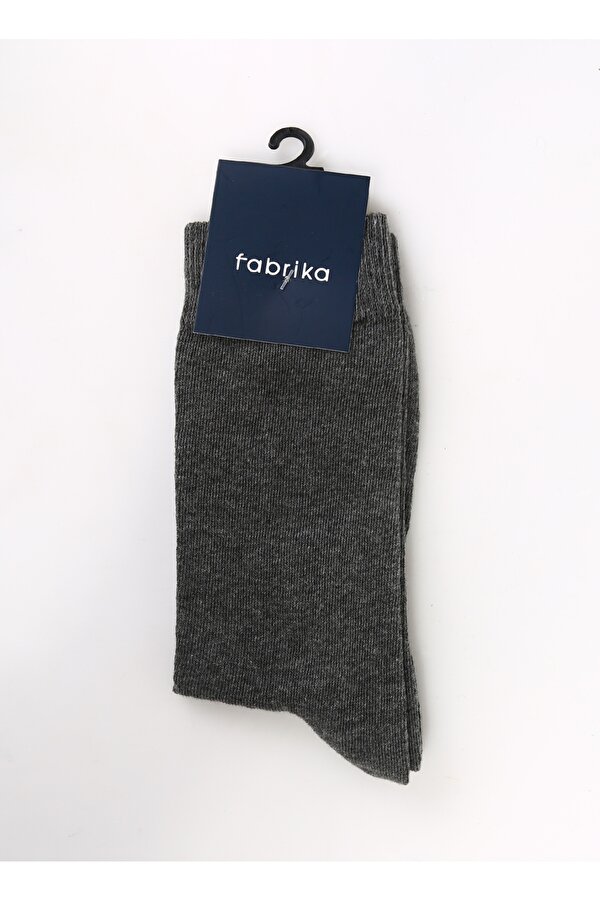 Fabrika Gri Melanj Erkek Soket Çorap LTKS-ERK-SKT