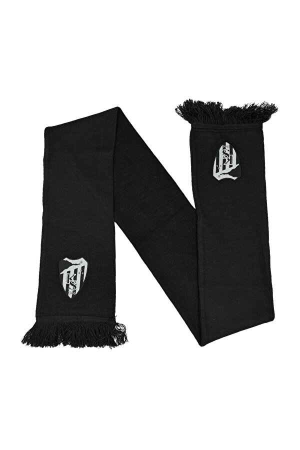 Kocaelispor Lisanslı Triko Atkı Siyah