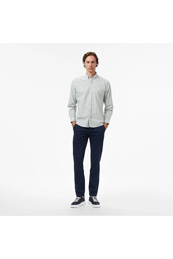 NAUTICA Classic Fit Erkek Çizgili Gömlek W57405T