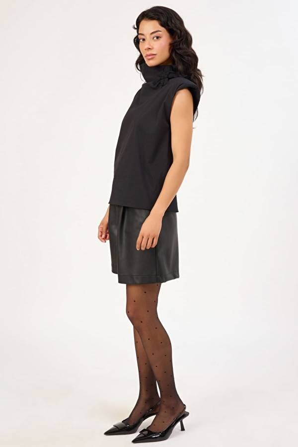 Fever Broş Çicekli Dik Yaka Kadın Bluz 352114014