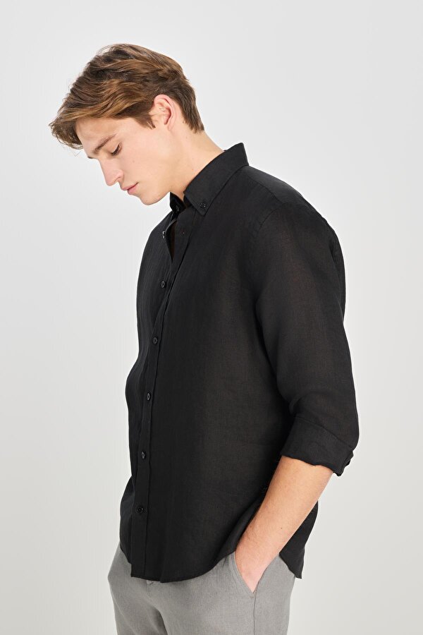 Lee Regular Fit Gömlek Black