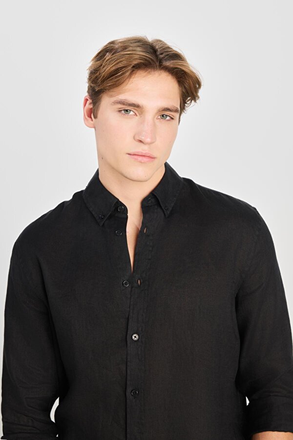 Lee Regular Fit Gömlek Black