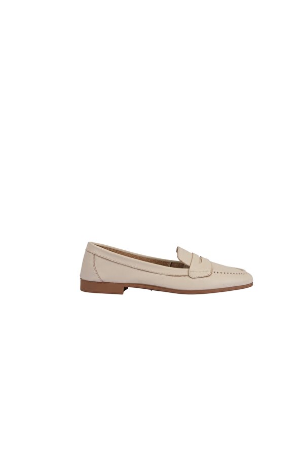 Napa Shoes Düz Taban Siyah Deri Comfort Loafer Kadın Babet Ayakkabı NAPA-AES76127