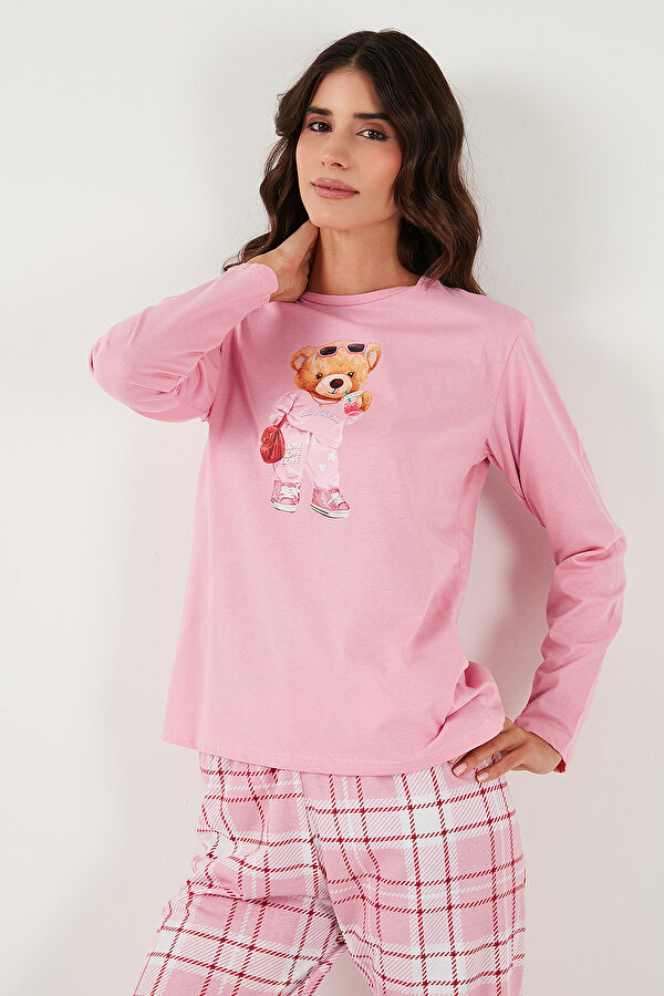 Lela Bayan Pijama Takımı 65723314 PEMBE