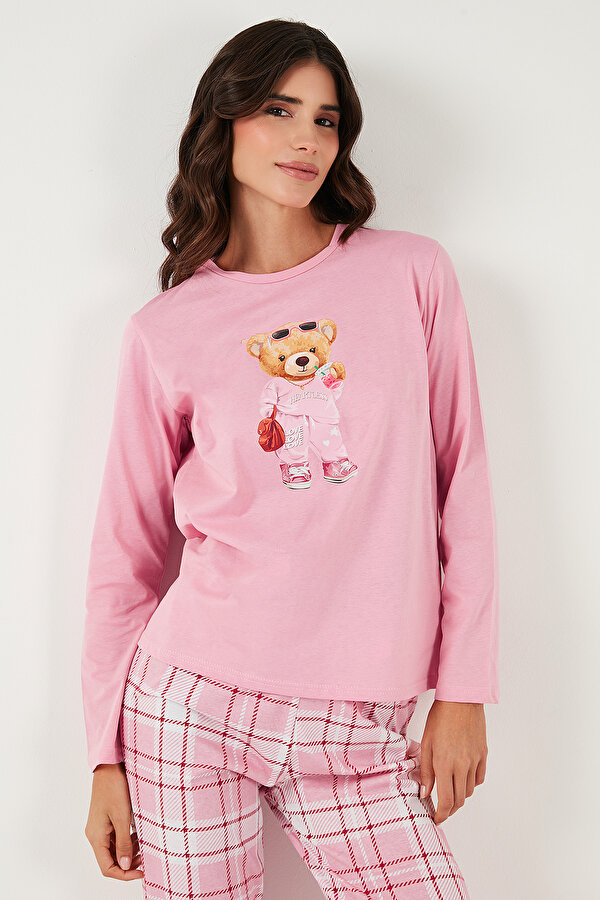 Lela Bayan Pijama Takımı 65723314 PEMBE