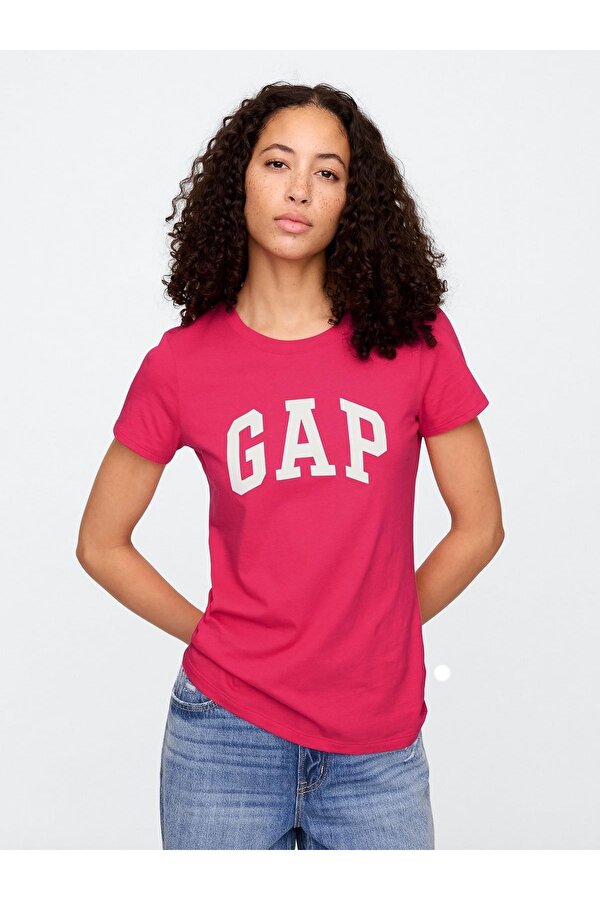 GAP 729555008 V-Ss Logo Classic Tee Kadın Tişört