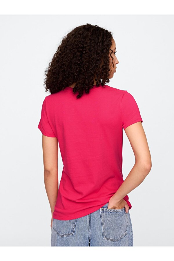 GAP 729555008 V-Ss Logo Classic Tee Kadın Tişört