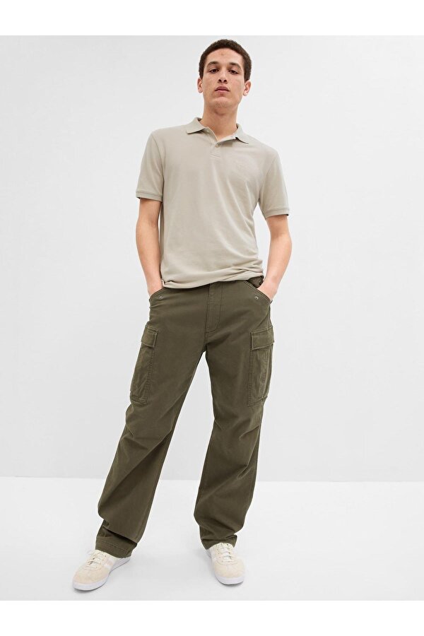 GAP 586306000 F-Logo Pk Erkek Polo Tişört