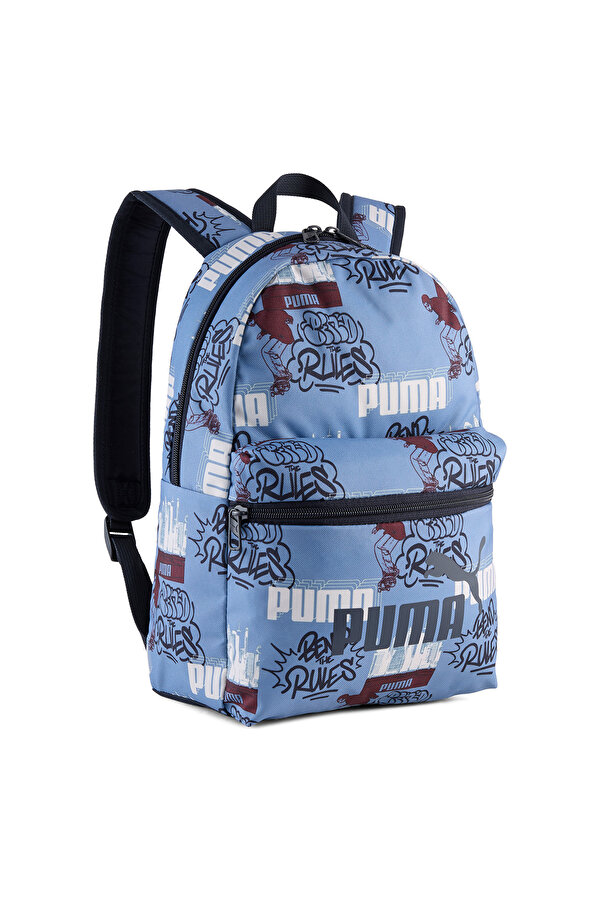 Puma Phase Aop Small Çocuk Mavi Günlük Stil Sırt Çantası 09132404