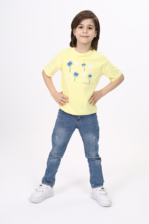 Toontoy Kids Toontoy Erkek Çocuk Baskılı Tişört