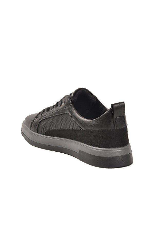 Conteyner 479 Bağcıklı Siyah Erkek Günlük Ayakkabı