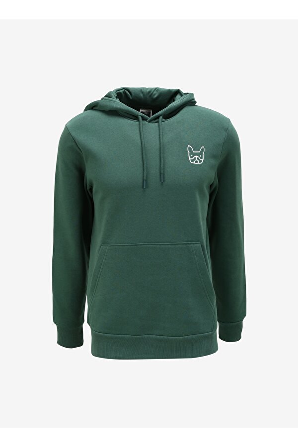 Kapüşon Yaka Yeşil Erkek Sweatshırt 12261182_JCODEN SWEAT HOOD EXC