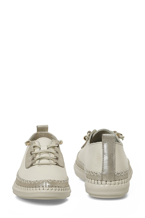 Polaris 5 Nokta 105733.Z6FX Krem Kadın Düz Ayakkabı