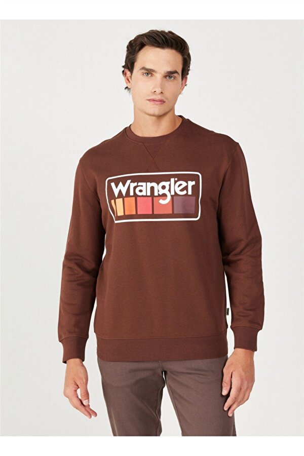 Wrangler Bisiklet Yaka Sweatshirt