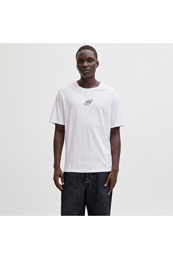 Jack&Jones Corp Graphic Erkek Beyaz Tişört