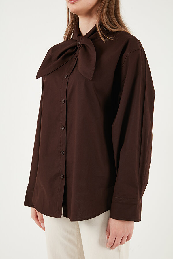 Lela Bayan Gömlek 6925407 KAHVE