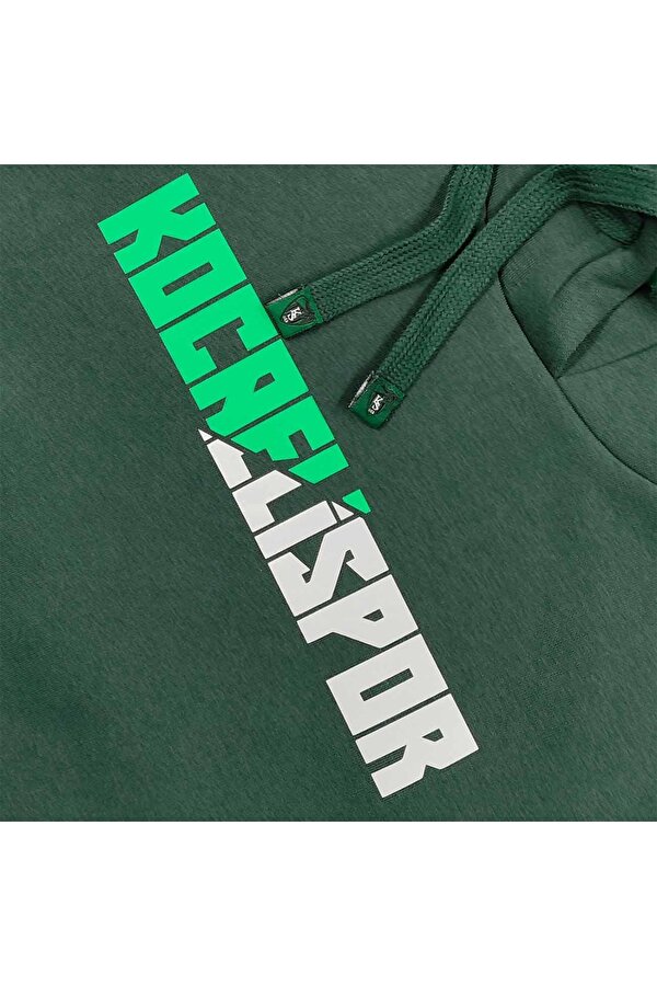 Kocaelispor 25/26 Lisanslı Kapüşonlu Sweatshirt Yeşil